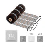 Elektrische Fußbodenheizung: Zweiader-Heizmatte WARMON CLASSIC LIGHT 100 W/m² mit Thermostat ТS 100 Touch weiß - 4 m²
