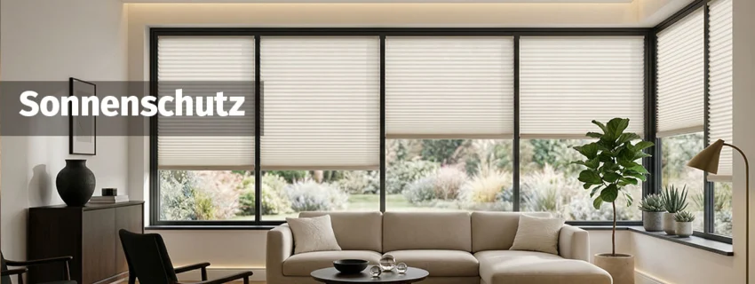 Sonnenschutz f&uuml;r Wohnungen, H&auml;user und B&uuml;ros: M&ouml;glichkeiten, Materialien, Preise und sinnvolle L&ouml;sungen im &Uuml;berblick