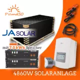 4860W Solaranlage Photovoltaik mit 7.0kW Speicher