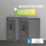 Balkonkraftwerkspeicher 3. Generation Basis und Erweiterung 4,48 kWh