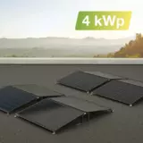 Solaranlage Flachdach 4kWp