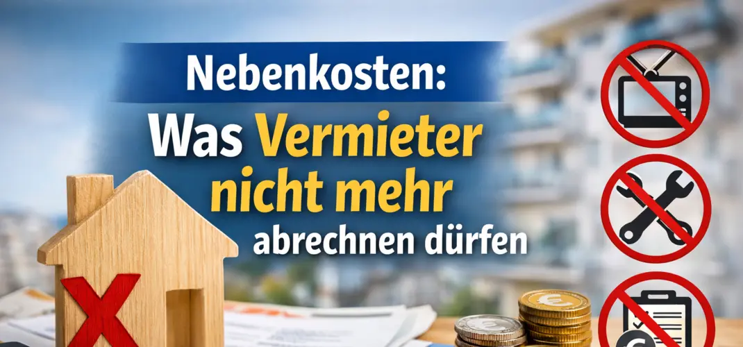 Was Vermieter nicht mehr als Nebenkosten abrechnen d&uuml;rfen