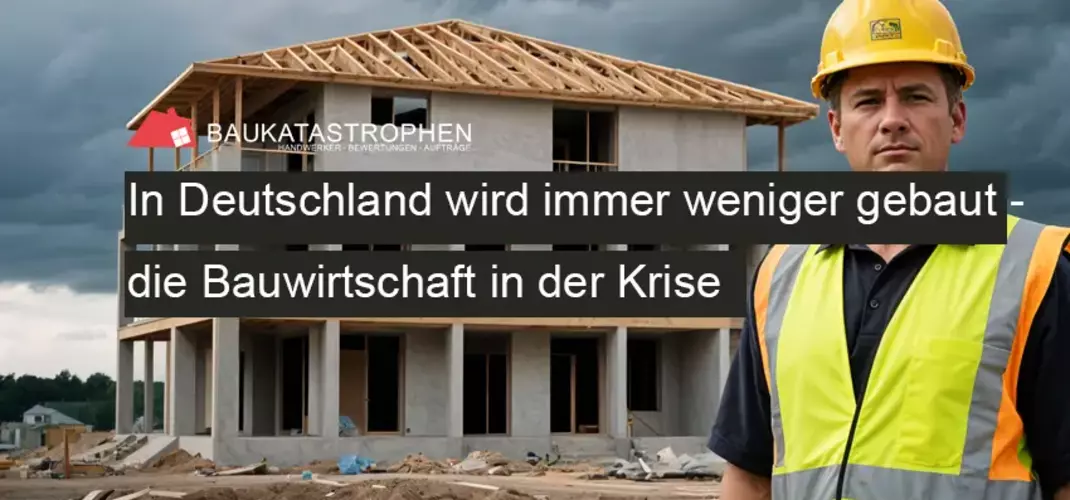 In Deutschland wird immer weniger gebaut - die Bauwirtschaft in der Krise