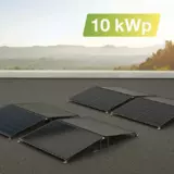 Solaranlage Flachdach 10kWp