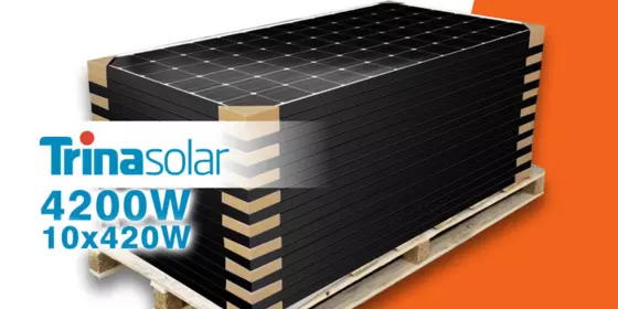 10 x Solarmodul 420W TSM-420 DE09R.08W von Trinasolar ansehen