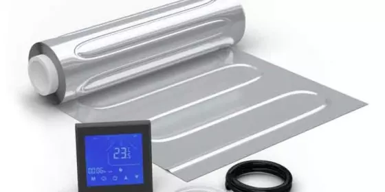 WARMON elektrische Fußbodenheizung für Laminat: Zweiader-Heizmatte mit Aluminiumfolie AluPro-80 (80 W/m²) mit Thermostat MCS 450 Touch schwarz 1 m² ansehen