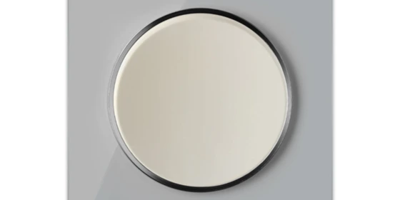 OneKeyElectro Set Ein-Aus-Lichtschalter beige mit Abdeckrahmen einfach grau, Garda Line, unterputz, Schutzart IP20, 230V/16A, rund ansehen