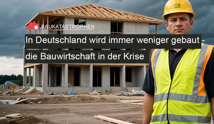 In Deutschland wird immer weniger gebaut - die Bauwirtschaft in der Krise